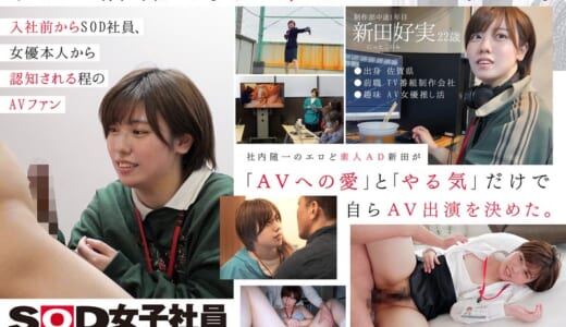 みんなの弟みたいなやつ。AD新田 AV出演。 制作部中途1年目 新田好実